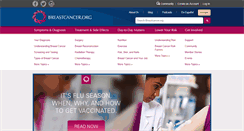 Desktop Screenshot of breastcancer.org